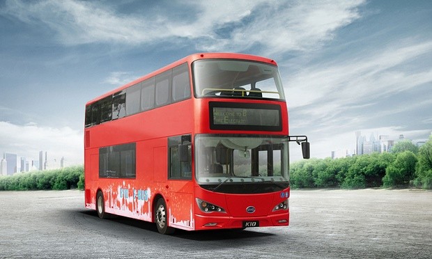 Chinese built electric bus is now ready to start work on Londonâ€™s busy streets