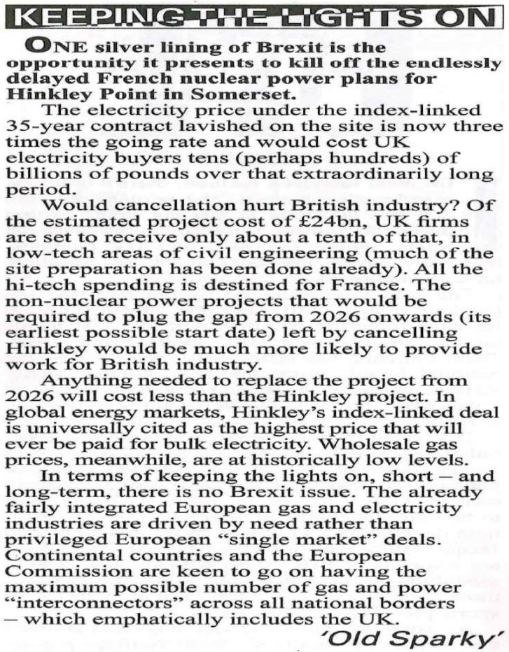 There is potential for Brexit to finally scupper Hinkley C