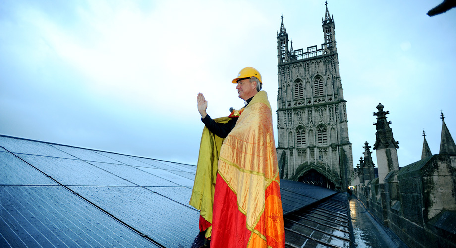 Gloucester Cathedral Solar Install